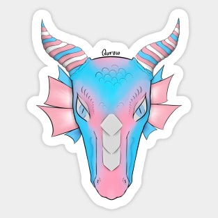 Trans Pride Dragon - 2018 Sticker